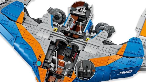 LEGO Super Heroes 76286 Strażnicy Galaktyki: statek kosmiczny Milano LEGO Super Heroes 76286 Strażnicy Galaktyki: statek kosmiczny Milano