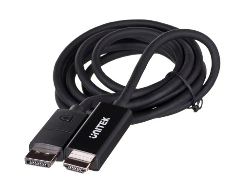 UNITEK ADAPTER KABEL DP 1.2 - HDMI, 4K 60HZ, 1,9M UNITEK ADAPTER KABEL DP 1.2 - HDMI, 4K 60HZ, 1,9M