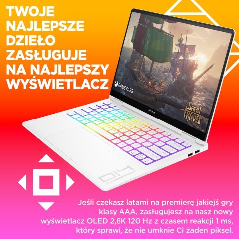 HP OMEN 14-fb0030nw Ultra 9 185H 14,0"2.8K OLED 400nits 120Hz 32GB DDR5 SSD1TB RTX 4070 8GB Cam1080p Win11 2Y Ceramic White HP OMEN 14-fb0030nw Ultra 9 185H 14,0"2.8K OLED 400nits 120Hz 32GB DDR5 SSD1TB RTX 4070 8GB Cam1080p Win11 2Y Ceramic White