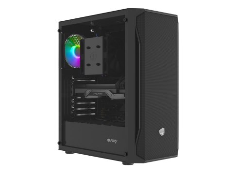 FURY OBUDOWA KOMPUTEROWA FURY SHOBO RGB MIDI TOWER Z OKNEM CZARNA FURY OBUDOWA KOMPUTEROWA FURY SHOBO RGB MIDI TOWER Z OKNEM CZARNA