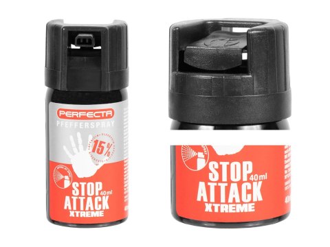 Gaz pieprzowy Perfecta Stop Attack Xtreme stoż 40 Gaz pieprzowy Perfecta Stop Attack Xtreme stoż 40