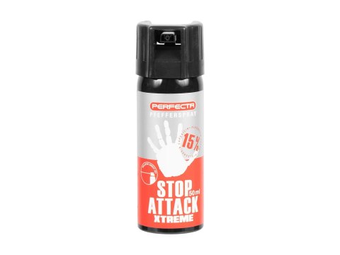 Gaz pieprzowy Perfecta Stop Attack Xtreme strum 50 Gaz pieprzowy Perfecta Stop Attack Xtreme strum 50