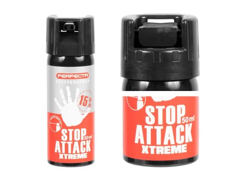 Gaz pieprzowy Perfecta Stop Attack Xtreme strum 50 Gaz pieprzowy Perfecta Stop Attack Xtreme strum 50