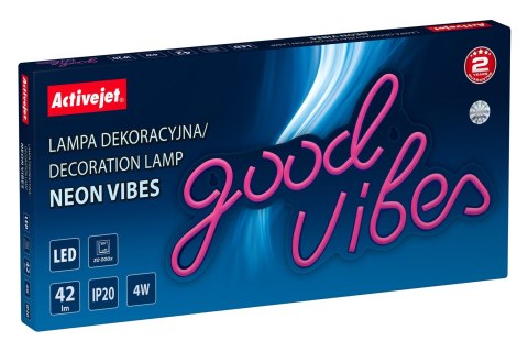 Neon LED Activejet AJE-NEON VIBES Neon LED Activejet AJE-NEON VIBES