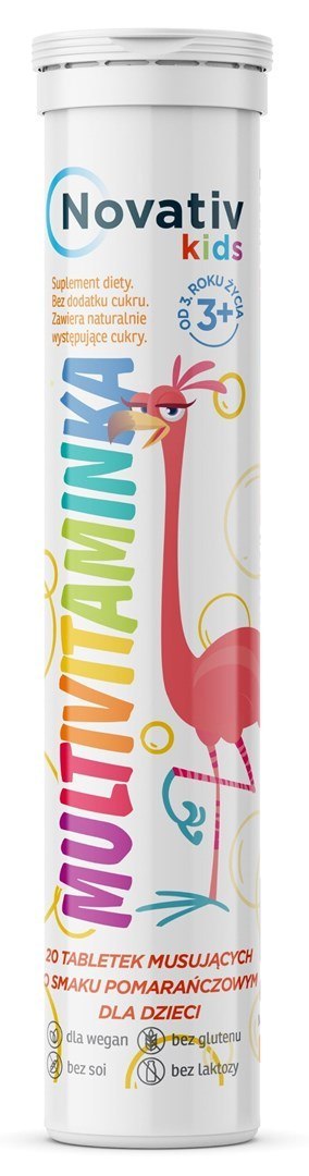 Novativ Kids Multivitaminka dka dzieci 20 tabl. Novativ Kids Multivitaminka dka dzieci 20 tabl.