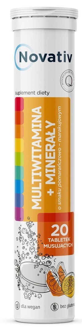 Novativ Multiwitamina + Minerały 20tabl. Novativ Multiwitamina + Minerały 20tabl.