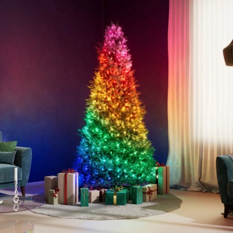 Twinkly Candies - 100 Lampki w kształcie świeczki RGB LEDs, przezroczysty przewód, USB-C Twinkly Candies - 100 Lampki w kształcie świeczki RGB LEDs, przezroczysty przewód, USB-C
