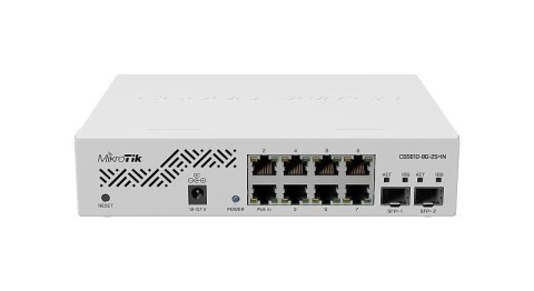 Switch Mikrotik CSS610-8G-2S+IN 10p Managed Gigabit/10G Switch Mikrotik CSS610-8G-2S+IN 10p Managed Gigabit/10G