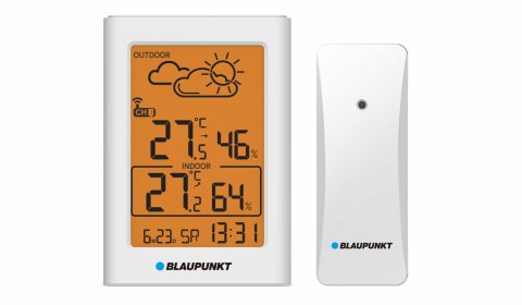 BLAUPUNKT Stacja pogodowa z czujnikiem zewnętrznym WS15WH BLAUPUNKT Stacja pogodowa z czujnikiem zewnętrznym WS15WH
