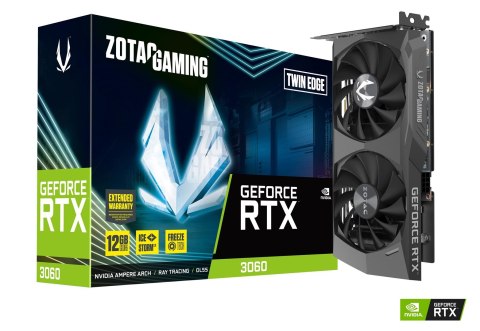 Karta graficzna Zotac GeForce RTX 3060 Twin Edge 12GB GDDR6 Karta graficzna Zotac GeForce RTX 3060 Twin Edge 12GB GDDR6