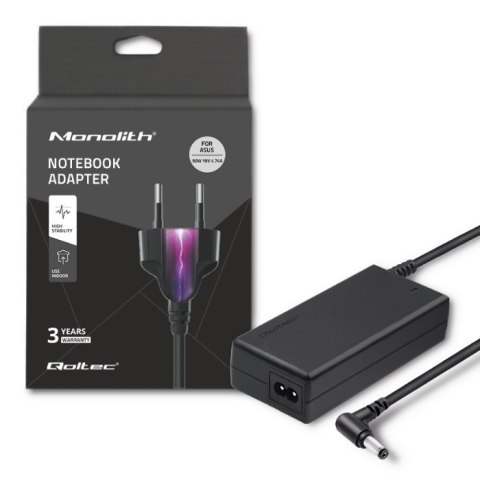 Zasilacz Qoltec 50016.65W do notebooka Acer (19 V; 3,42 A; 65W; 5.5 mm x 2.5 mm) Zasilacz Qoltec 50016.65W do notebooka Acer (19 V; 3,42 A; 65W; 5.5 mm x 2.5 mm)