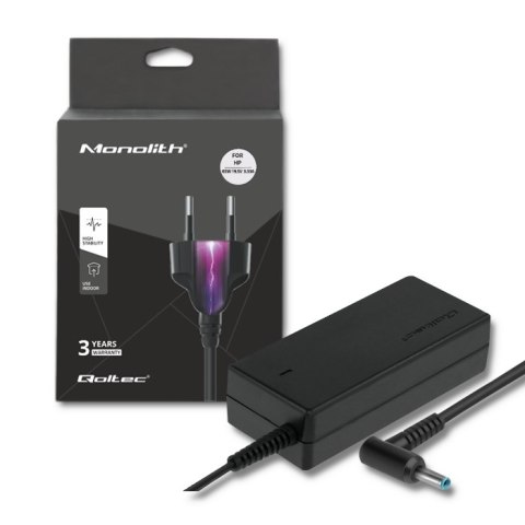 Zasilacz Qoltec 50051.65W.HP do notebooka HP (19,5 V; 3,33 A; 65W; 4.5 mm x 3 mm) Zasilacz Qoltec 50051.65W.HP do notebooka HP (19,5 V; 3,33 A; 65W; 4.5 mm x 3 mm)