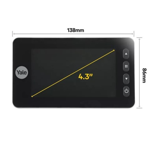 Elektroniczny wizjer drzwiowy Yale 5800 Digital Door Viewer 4,3" Elektroniczny wizjer drzwiowy Yale 5800 Digital Door Viewer 4,3"