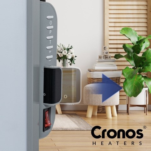 Promiennik podczerwieni Cronos Synthelith PRO CRP-770TWP 770W Full Grey z WiFi i pilotem Promiennik podczerwieni Cronos Synthelith PRO CRP-770TWP 770W Full Grey z WiFi i pilotem