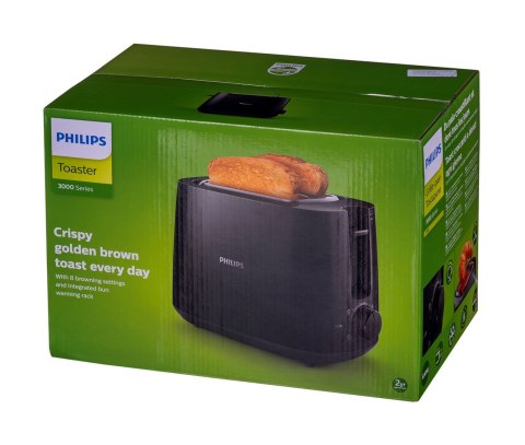 Toster Philips HD2581/90 ( 830W ; kolor czarny ) Toster Philips HD2581/90 ( 830W ; kolor czarny )