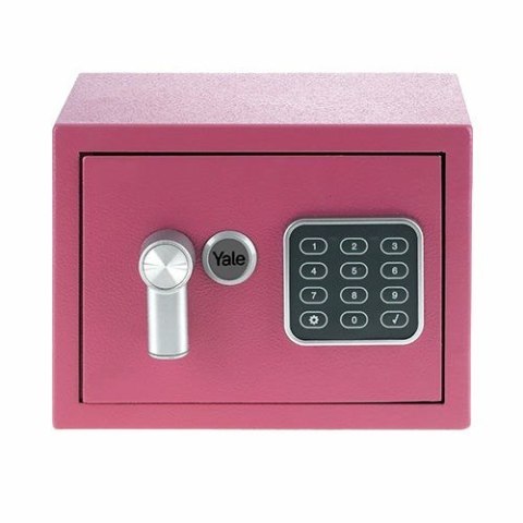 Yale Mini Electronic Safe Pink Sejf podstawowy YSV mini różowy Yale Mini Electronic Safe Pink Sejf podstawowy YSV mini różowy