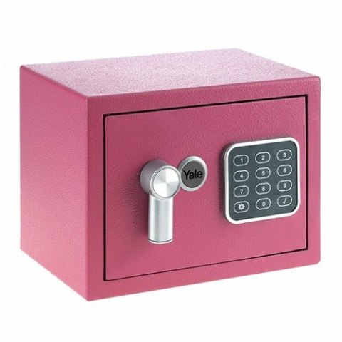 Yale Mini Electronic Safe Pink Sejf podstawowy YSV mini różowy Yale Mini Electronic Safe Pink Sejf podstawowy YSV mini różowy