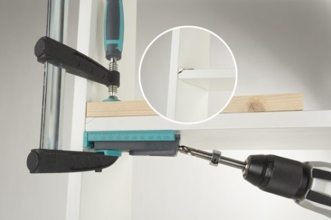 Zestaw do połączeń w drewnie Wolfcraft Undercover Jig Zestaw do połączeń w drewnie Wolfcraft Undercover Jig