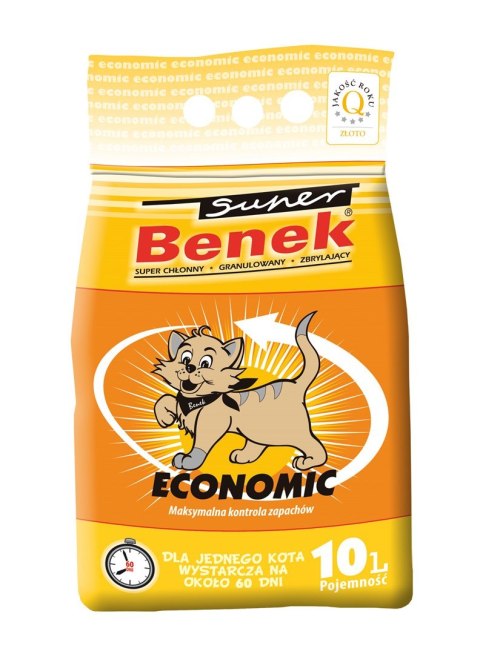 CERTECH Super Benek Economic - żwirek dla kota zbrylający 10l (WYPRZEDAŻ) CERTECH Super Benek Economic - żwirek dla kota zbrylający 10l (WYPRZEDAŻ)