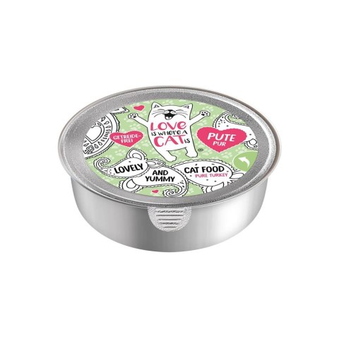 Love is where a cat is® z czystym indykiem 85g Love is where a cat is® z czystym indykiem 85g
