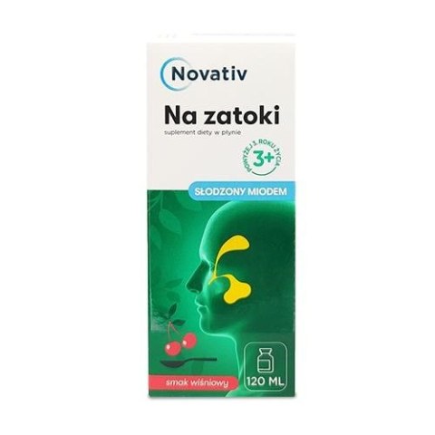 Novativ Na zatoki Płyn 120 ml Novativ Na zatoki Płyn 120 ml