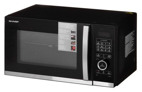 Kuchenka mikrofalowa SHARP YC-QG254AEB (WYPRZEDAŻ) Kuchenka mikrofalowa SHARP YC-QG254AEB (WYPRZEDAŻ)