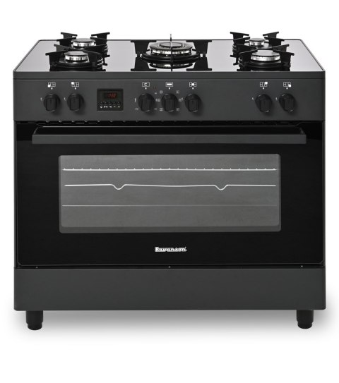 Kuchnia gazowo-elektryczna Ravanson KWGE-K90 GLASS black Kuchnia gazowo-elektryczna Ravanson KWGE-K90 GLASS black
