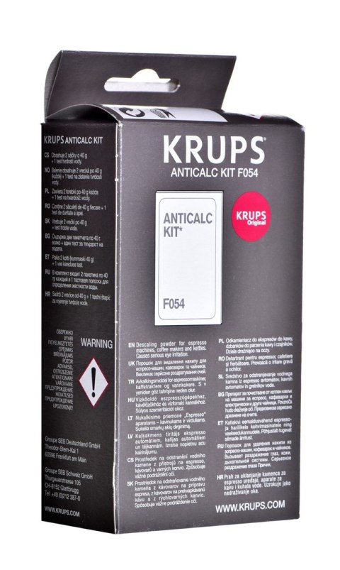 Odkamieniacz do czyszczenia ekspresów Krups F05400 (Odkamieniacz x 1) Odkamieniacz do czyszczenia ekspresów Krups F05400 (Odkamieniacz x 1)