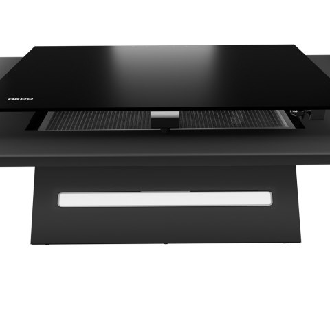 Okap AKPO WK-4 NERO 2.0 90 CZARNY T450 Liniowy LED/Siłownik Okap AKPO WK-4 NERO 2.0 90 CZARNY T450 Liniowy LED/Siłownik