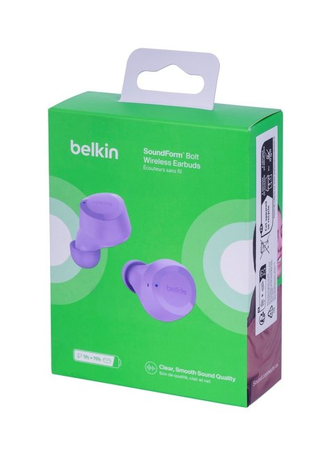 BELKIN EARBUDS SOUNDFORM BOLTTRUE WIRELESS-LAVENDER BELKIN EARBUDS SOUNDFORM BOLTTRUE WIRELESS-LAVENDER