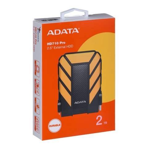 Dysk zewnętrzny HDD ADATA HD710 PRO (2TB; 2.5"; USB 3.2; żółty) Dysk zewnętrzny HDD ADATA HD710 PRO (2TB; 2.5"; USB 3.2; żółty)