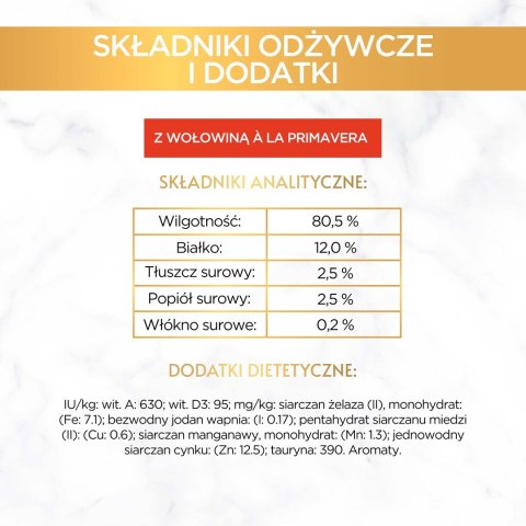 GOURMET A la Carte Kurczak, Pstrąg, Wołowina, Rdzawiec - mokra karma dla kota - 4 x 85 g GOURMET A la Carte Kurczak, Pstrąg, Wołowina, Rdzawiec - mokra karma dla kota - 4 x 85 g