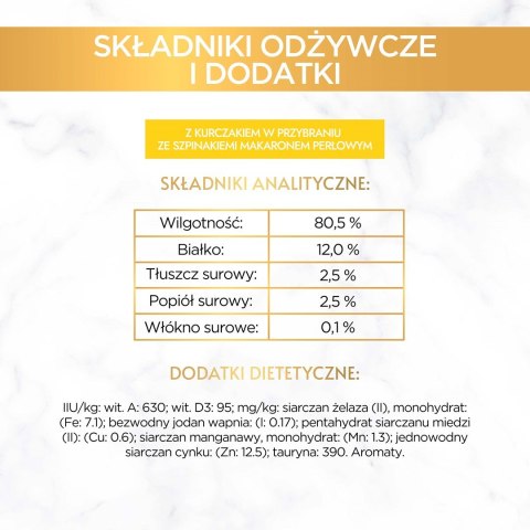 GOURMET A la Carte Kurczak, Pstrąg, Wołowina, Rdzawiec - mokra karma dla kota - 4 x 85 g GOURMET A la Carte Kurczak, Pstrąg, Wołowina, Rdzawiec - mokra karma dla kota - 4 x 85 g