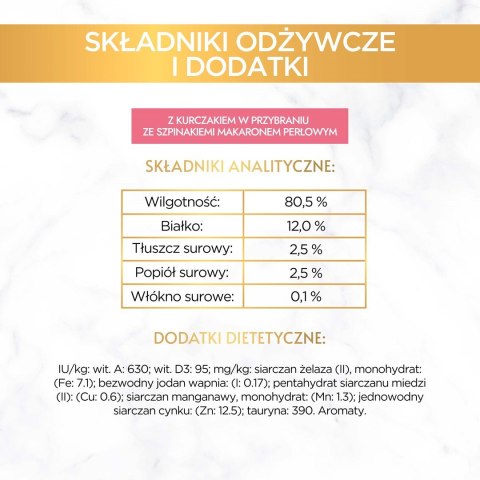 GOURMET A la Carte Kurczak, Pstrąg, Wołowina, Rdzawiec - mokra karma dla kota - 4 x 85 g GOURMET A la Carte Kurczak, Pstrąg, Wołowina, Rdzawiec - mokra karma dla kota - 4 x 85 g