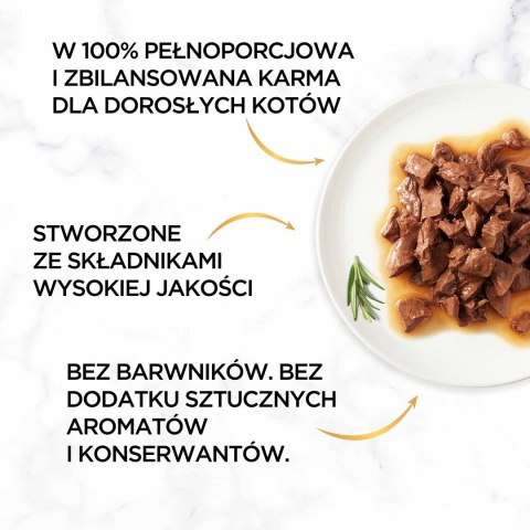 Gourmet Gold Sauce Delight z wołowiną - mokra karma dla kota - puszka - 85 g Gourmet Gold Sauce Delight z wołowiną - mokra karma dla kota - puszka - 85 g
