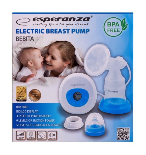 Laktator elektryczny Esperanza BEBITA ECM001B (150 ml) Laktator elektryczny Esperanza BEBITA ECM001B (150 ml)