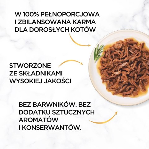 PURINA Gourmet Gold Succulent Delights Wołowina - mokra karma dla kota - 85 g PURINA Gourmet Gold Succulent Delights Wołowina - mokra karma dla kota - 85 g