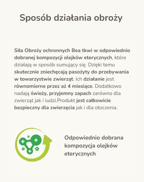 Beaphar obroża ochronna na Kleszcze Pchły dla psa rozm. M/L Beaphar obroża ochronna na Kleszcze Pchły dla psa rozm. M/L