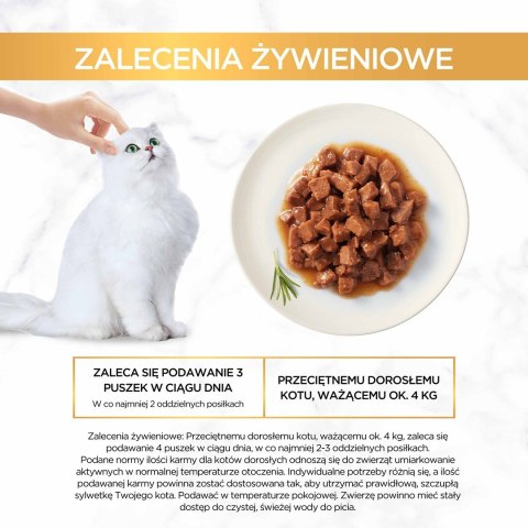 GOURMET GOLD Łosoś i kurczak w sosie mokra karma dla kota - puszka - 85 g GOURMET GOLD Łosoś i kurczak w sosie mokra karma dla kota - puszka - 85 g