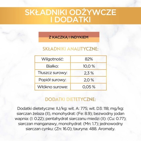 Gourmet Gold mokra karma dla kota z kaczką i indykiem 85g Gourmet Gold mokra karma dla kota z kaczką i indykiem 85g