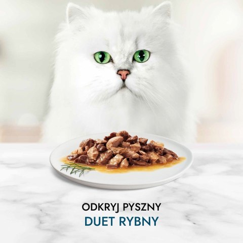 Gourmet Perle Duo Duet Rybny - mokra karma dla kota 12x85g Gourmet Perle Duo Duet Rybny - mokra karma dla kota 12x85g