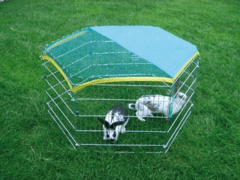 KERBL Kojec 6-kątny dla królików, 56,5 x 56,5 cm, z drzwiczkami KERBL Kojec 6-kątny dla królików, 56,5 x 56,5 cm, z drzwiczkami