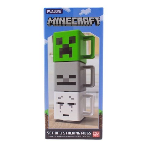 PP MINECRAFT STACKING MUGS PP MINECRAFT STACKING MUGS