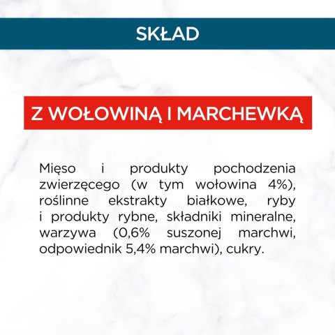 PURINA Gourmet Perle - wołowina, marchewka 85g PURINA Gourmet Perle - wołowina, marchewka 85g