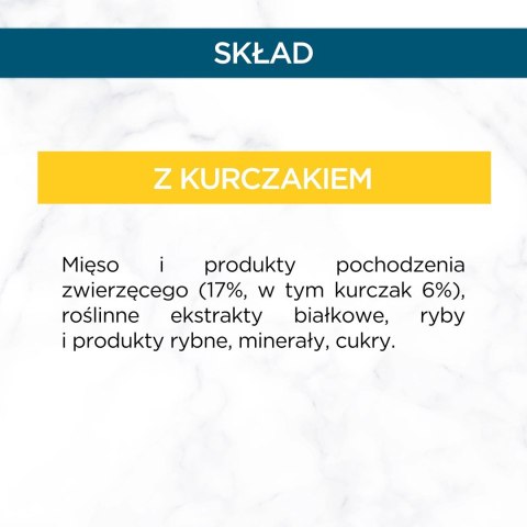 Purina GOURMET Perle Fileciki w sosie z kurczakiem - mokra karma dla kota - saszetka 85 g Purina GOURMET Perle Fileciki w sosie z kurczakiem - mokra karma dla kota - saszetka 85 g