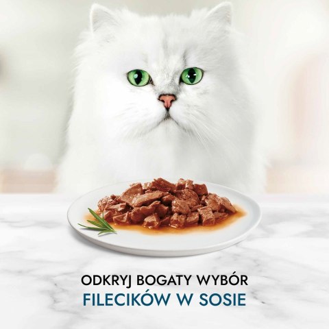 Purina Gourmet Perle fileciki w sosie Mix Smaków - mokra karma dla kota - 60x85 g Purina Gourmet Perle fileciki w sosie Mix Smaków - mokra karma dla kota - 60x85 g
