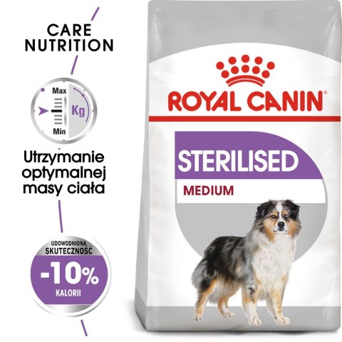ROYAL CANIN CCN Medium Sterilised - sucha karma dla psa dorosłego - 3kg ROYAL CANIN CCN Medium Sterilised - sucha karma dla psa dorosłego - 3kg