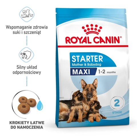 ROYAL CANIN SHN Maxi Starter Mother & Babydog - sucha karma dla psa - 4 kg ROYAL CANIN SHN Maxi Starter Mother & Babydog - sucha karma dla psa - 4 kg
