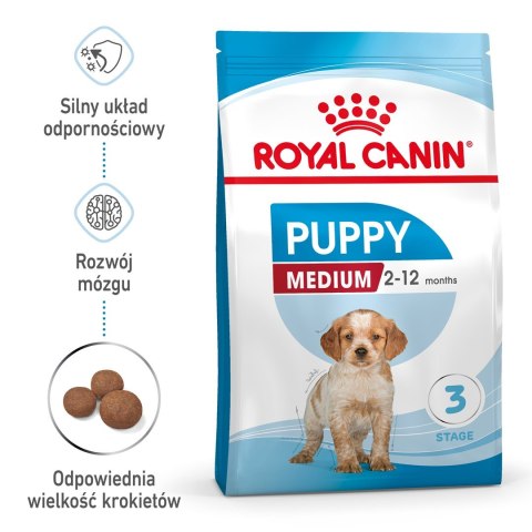 ROYAL CANIN SHN Medium Puppy - sucha karma dla szczeniąt - 4kg ROYAL CANIN SHN Medium Puppy - sucha karma dla szczeniąt - 4kg