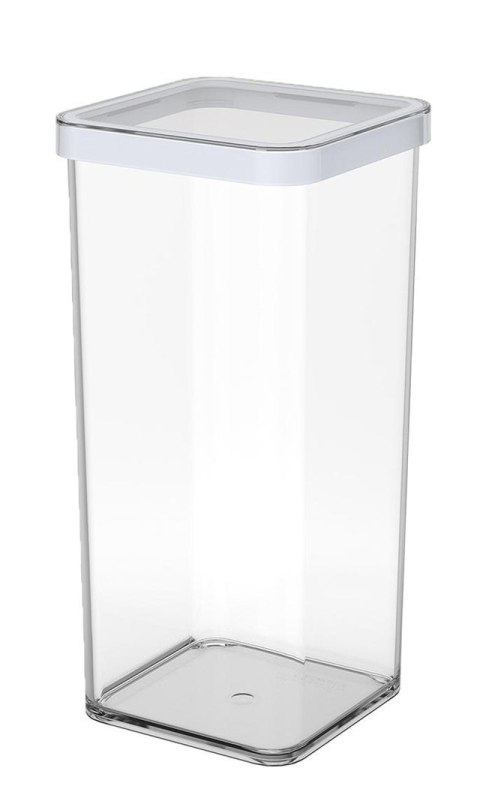 Rotho Pojemnik na przysmaki kwadratowy 1.5L LOFT transparentny/biały Rotho Pojemnik na przysmaki kwadratowy 1.5L LOFT transparentny/biały